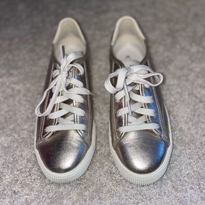 Coach metallic shoes